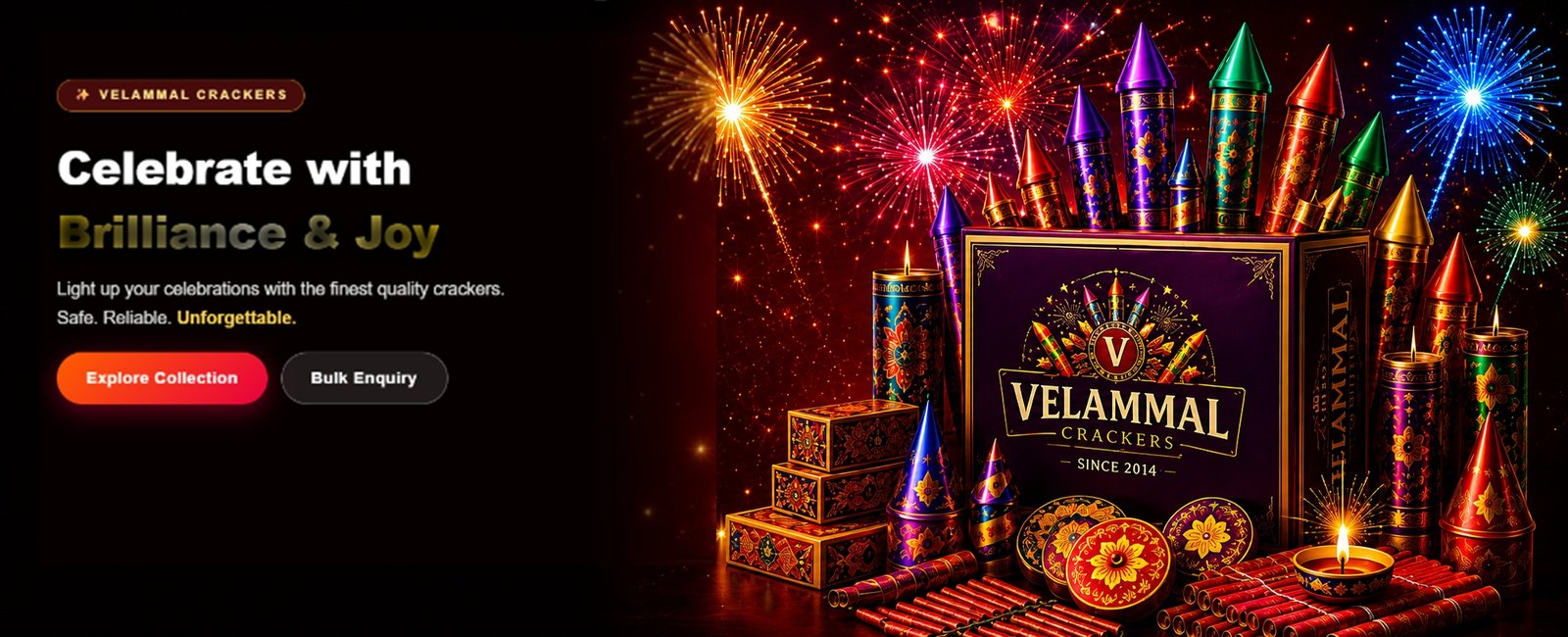 Velammal Crackers Celebrate with Brilliance & Joy